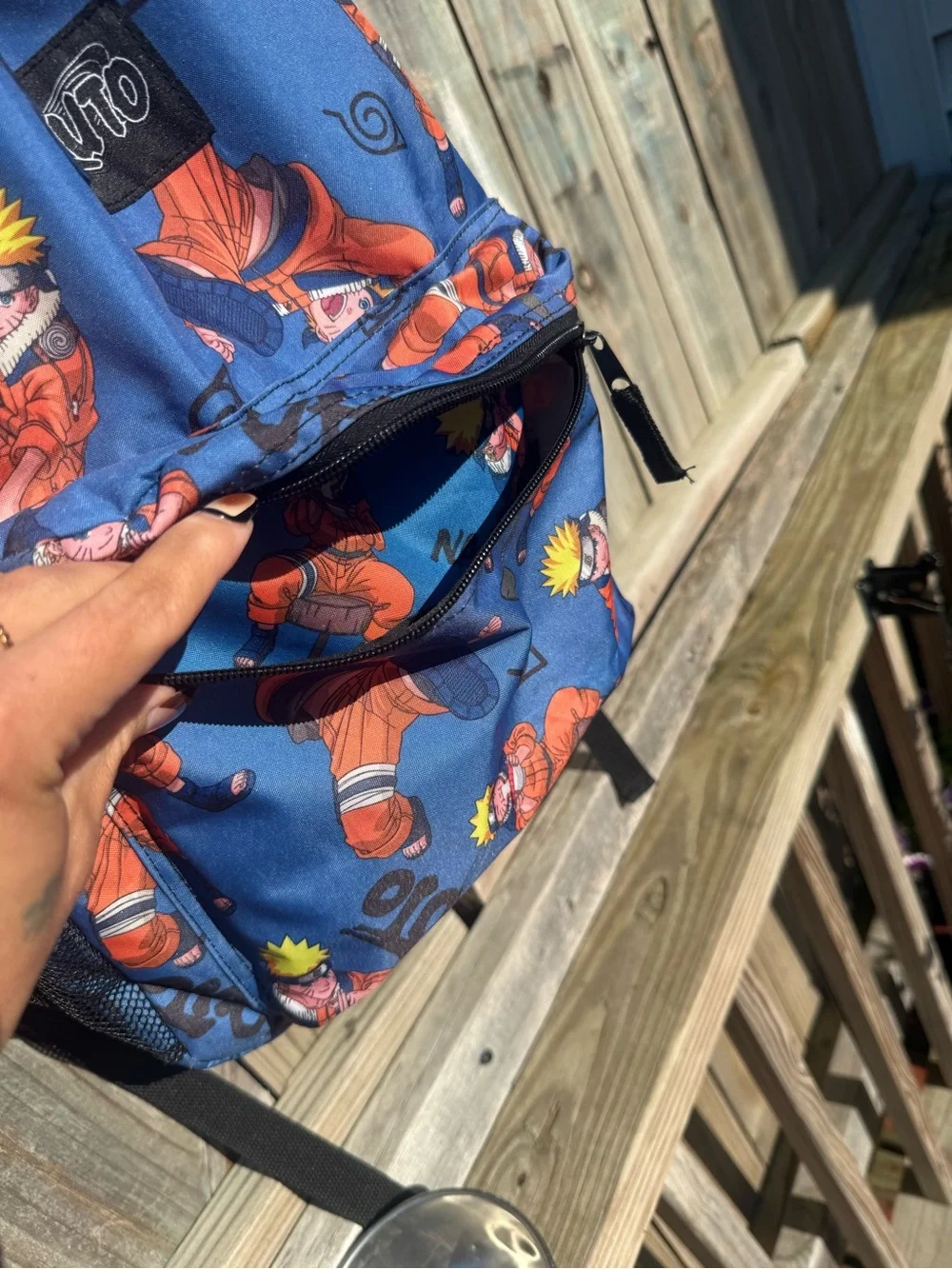 Naruto Kids Blue Character Backpack by Naruto